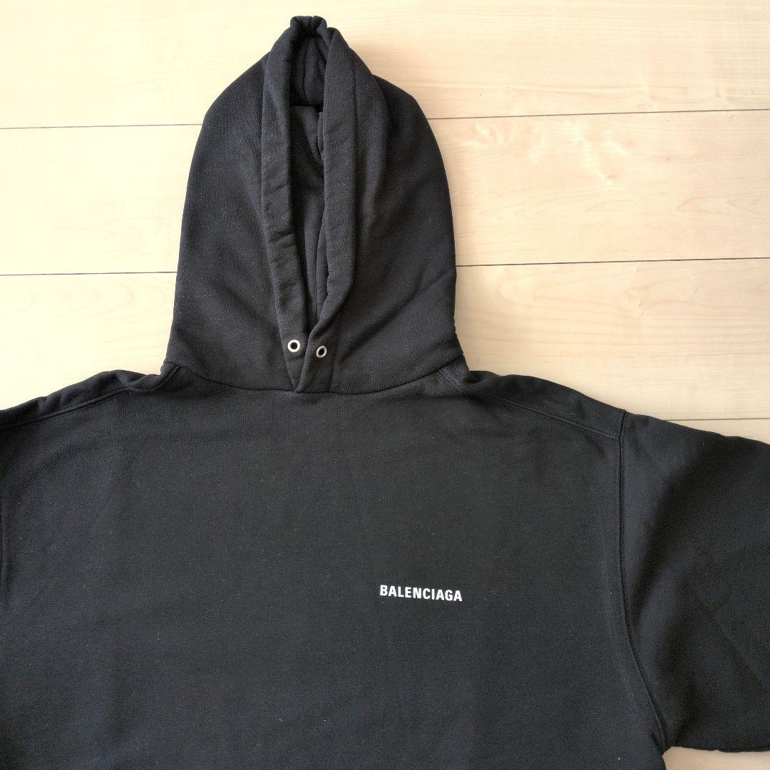 BALENCIAGA Black Hooded Parka #QY2KYO
