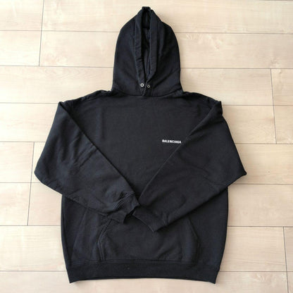 BALENCIAGA Black Hooded Parka #QY2KYO