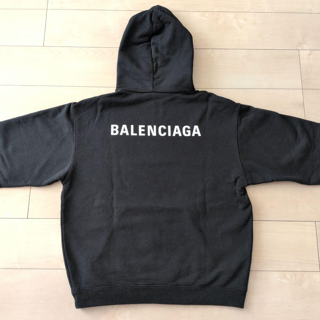BALENCIAGA Black Hooded Parka #QY2KYO
