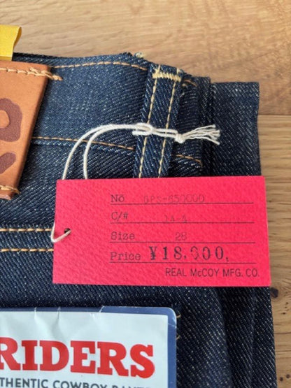 Old Real McCoy's Lee Riders Denim, size 28 #QY4YQ3
