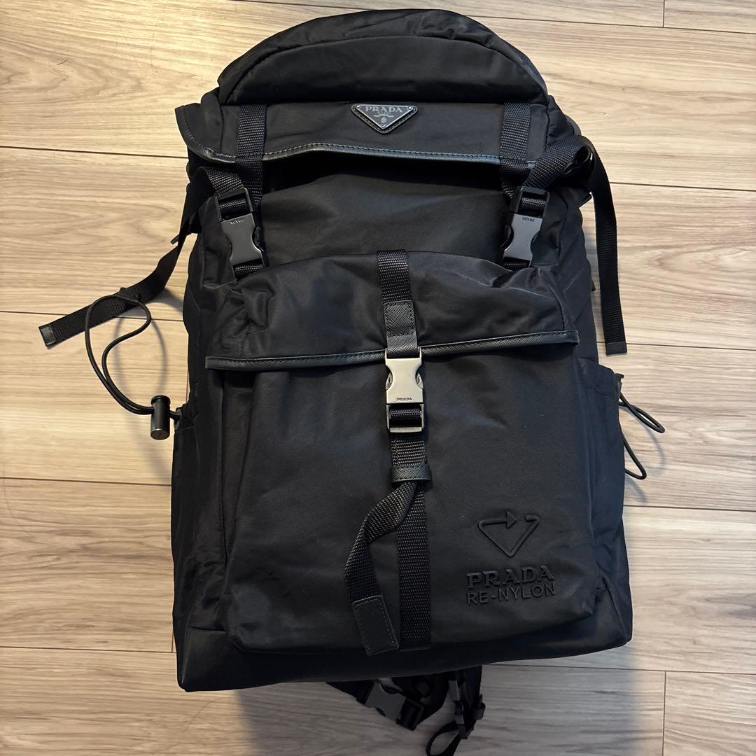 PRADA 2VZ079 Backpack Nylon Black #QYINIG