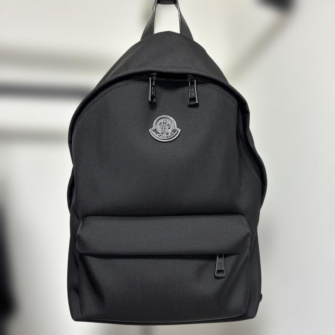 MONCLER Pierrick Backpack Black Water Repellent #QY1IJH