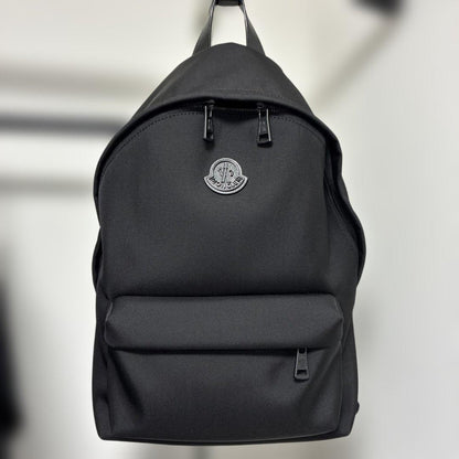 MONCLER Pierrick Backpack Black Water Repellent #QY1IJH