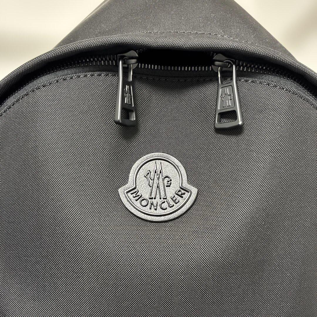 MONCLER Pierrick Backpack Black Water Repellent #QY1IJH