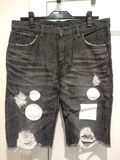 Size Number Nine AW Patched Half Denim Pants Soloist #QOBLQ6