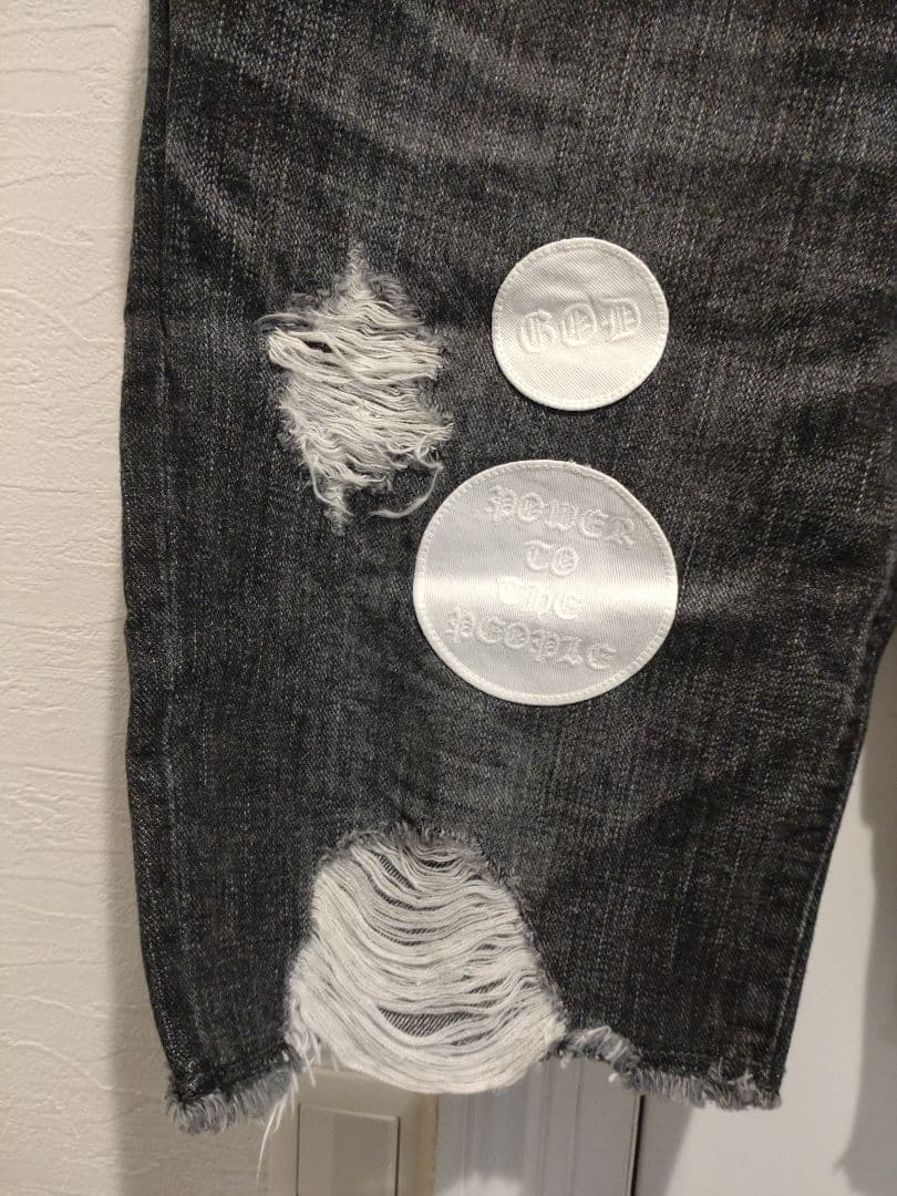 Size Number Nine AW Patched Half Denim Pants Soloist #QOBLQ6
