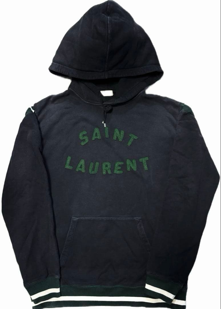 SAINT LAURENT PARIS Saint Laurent lettering hoodie #QYB5RE