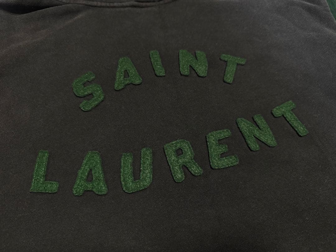SAINT LAURENT PARIS Saint Laurent lettering hoodie #QYB5RE