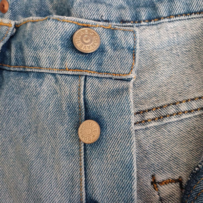 Bonaventure Vintage Print Denim Pants Jeans #QY01S4