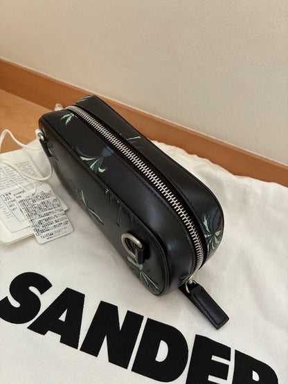 JIL SANDER shoulder bag Black Leather #QY97VX