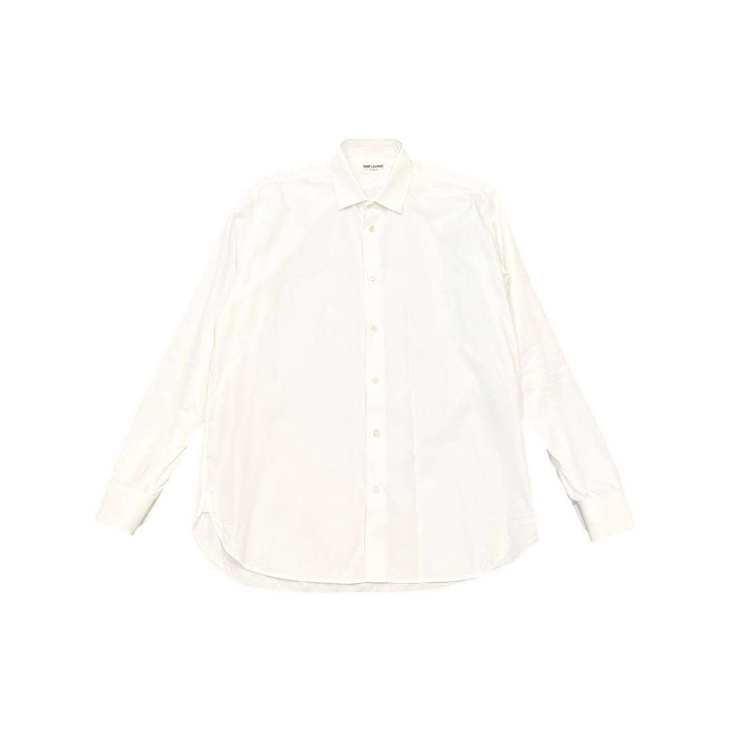 SAINT LAURENT PARIS Regular Collar Shirt #QYFFPI