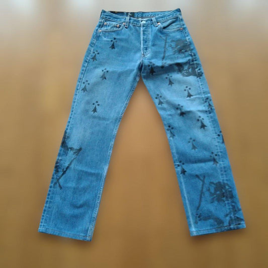 Levi's 501 Straight Denim W30 L34 Roba #QY01B6