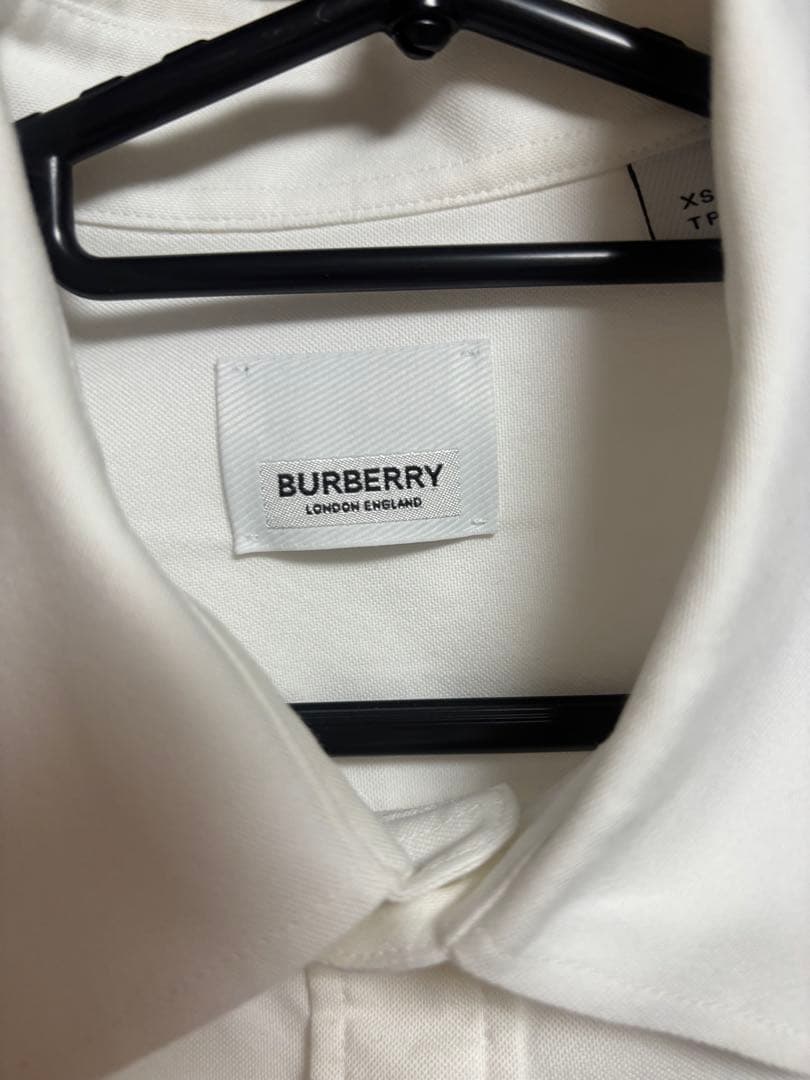 BURBERRY White Long Sleeve Shirt Burberry #QYFFXO