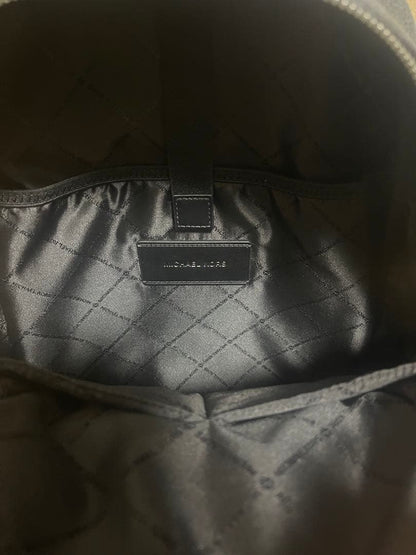 MICHAEL KORS Business Backpack, Black Leather, MICHAEL KORS #QY1Y2B