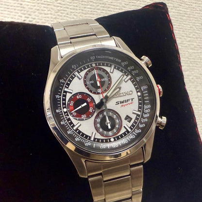 SWIFT SPORT x SEIKO collaboration watch, silver #QYJIPL