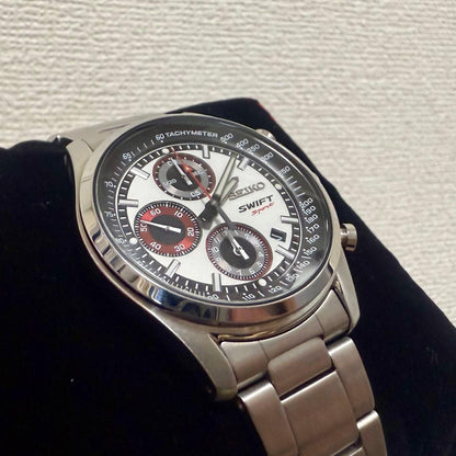 SWIFT SPORT x SEIKO collaboration watch, silver #QYJIPL
