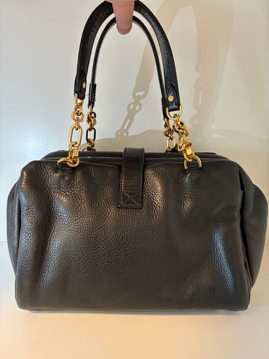 LOEWE Lola 26 Chain Leather Handbag/Tote Bag #QY86B6