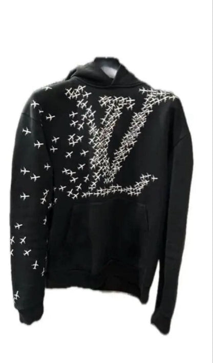 Louis Vuitton Black Hoodie Size Small #QYGY6L