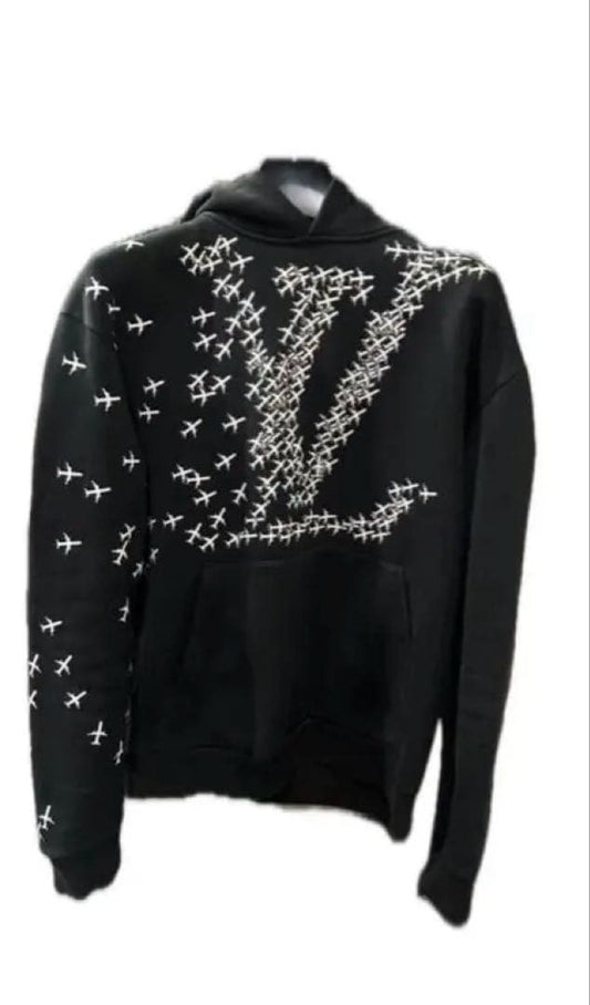 Louis Vuitton Black Hoodie Size Small #QYGY6L