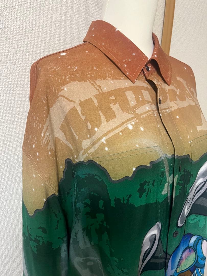 LOUIS VUITTON graphic print long sleeve shirt #PG7XQR
