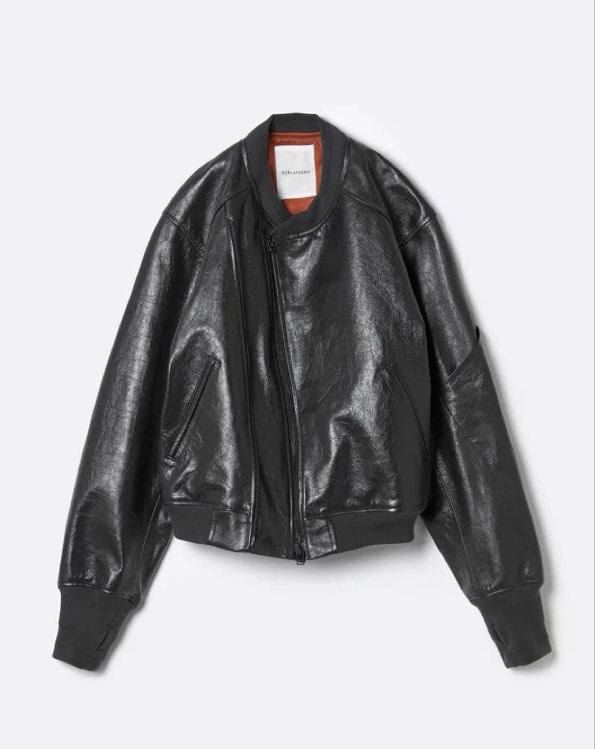 Sublations cow leather adjustable MA-1 #QY2LJ3
