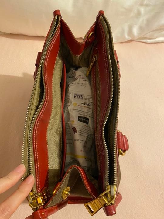 PRADA BN2288 Canapa Canvas Shoulder Bag #PGHLO8