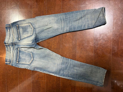 Saint Laurent D24 MI-SHW Light Blue Straight Denim #QYED64