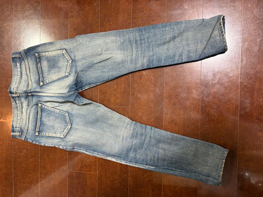 Saint Laurent D24 MI-SHW Light Blue Straight Denim #QYED64