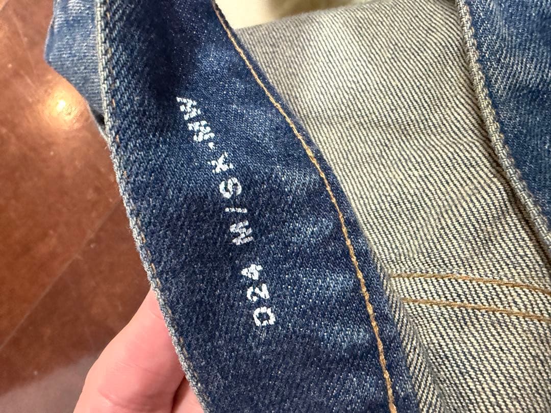 Saint Laurent D24 MI-SHW Light Blue Straight Denim #QYED64