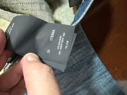 Saint Laurent D24 MI-SHW Light Blue Straight Denim #QYED64