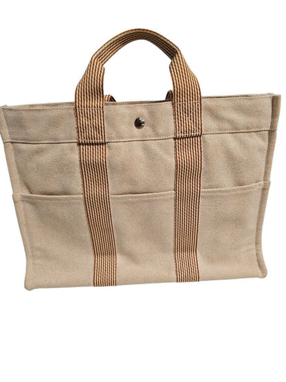 HERMES New Fourre-Tout MM Tote Bag Orange #QYI1NR