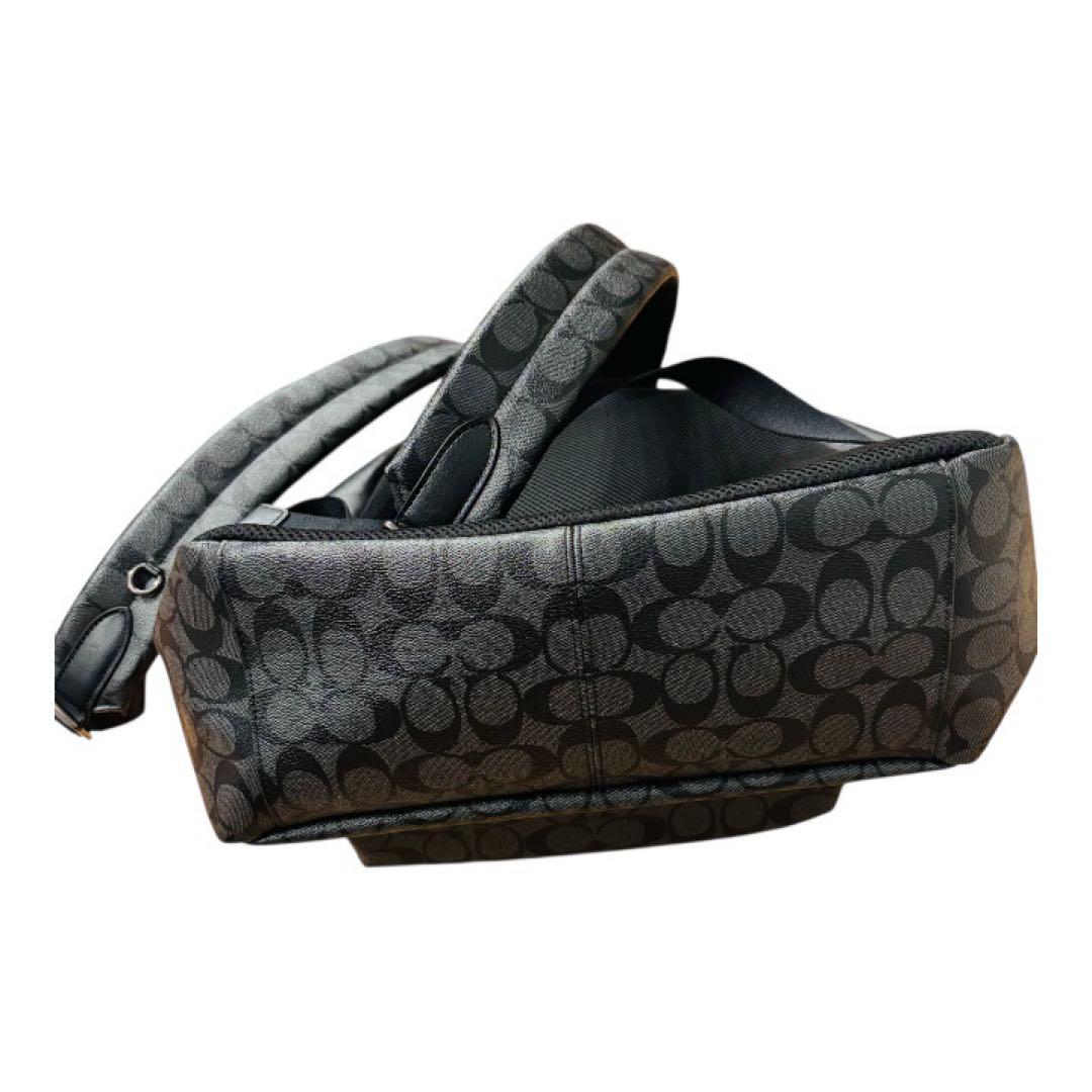 COACH Large Capacity Backpack Black 42x34cm #QYL0TE
