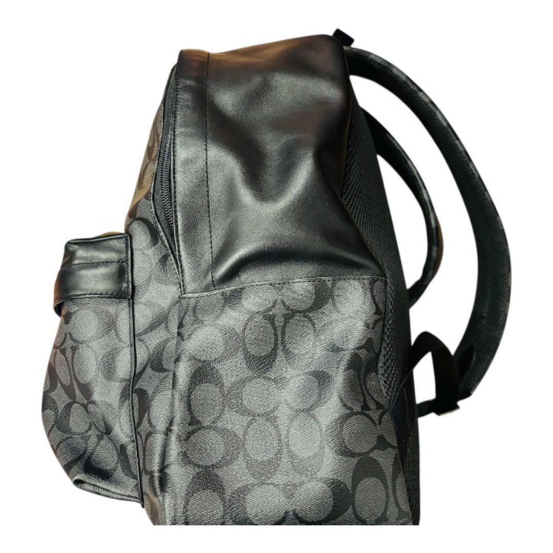 COACH Large Capacity Backpack Black 42x34cm #QYL0TE
