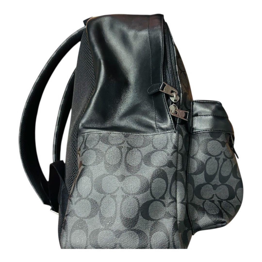COACH Large Capacity Backpack Black 42x34cm #QYL0TE