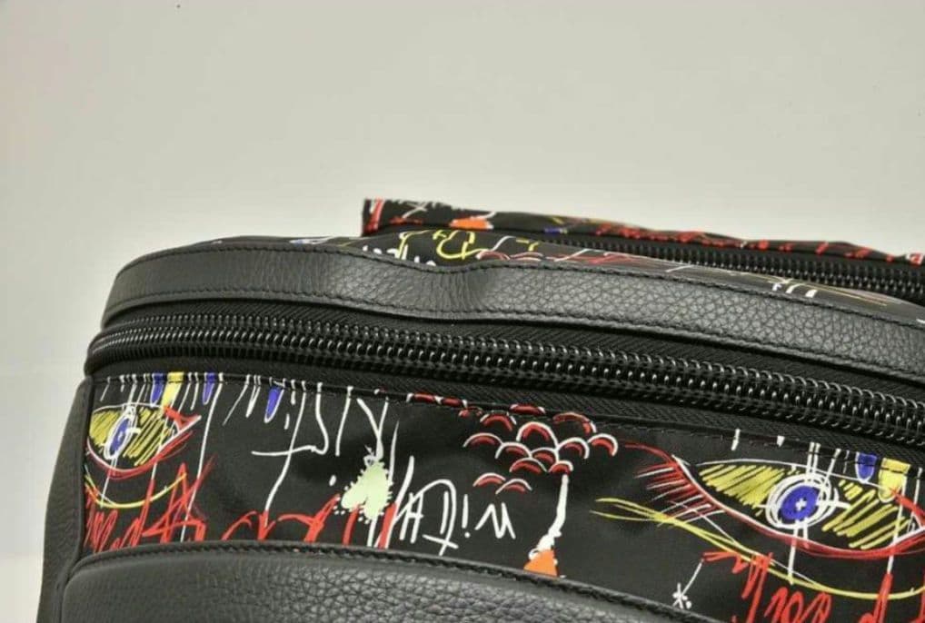 Christian Louboutin Nylon Print Backpack with Box Multicolor Logo #QYI806