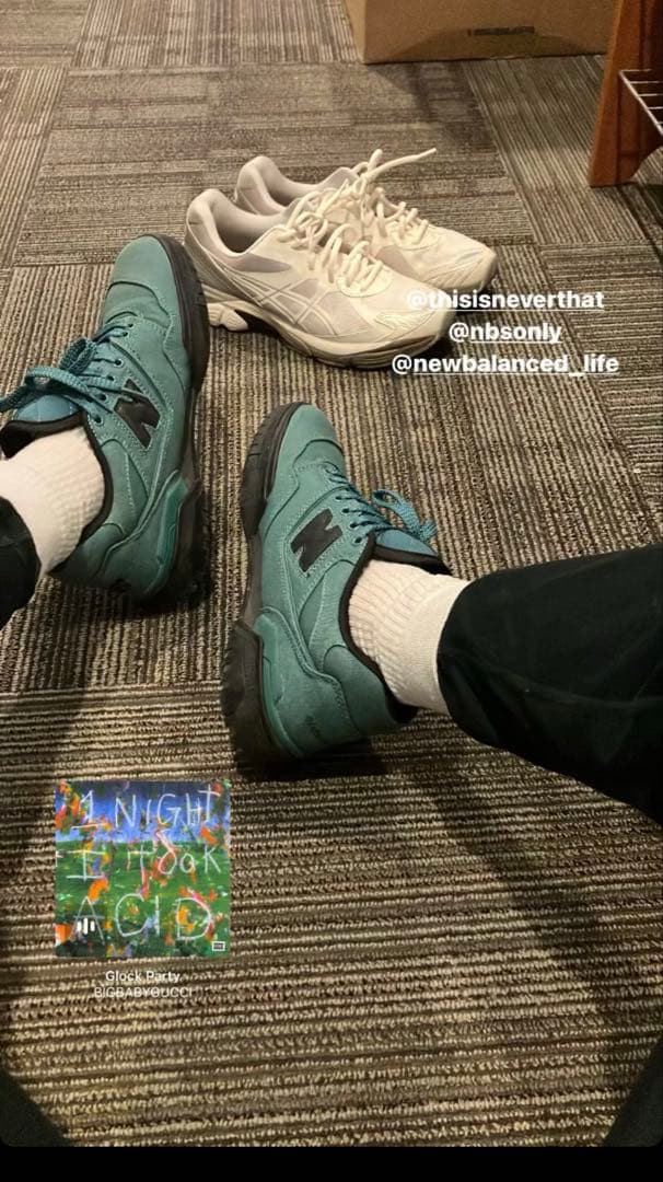 thisisneverthat New Balance 550 Green #QYKKTT