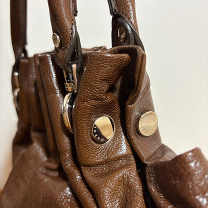 MARNI Brown handbag with chain #QYAYF4