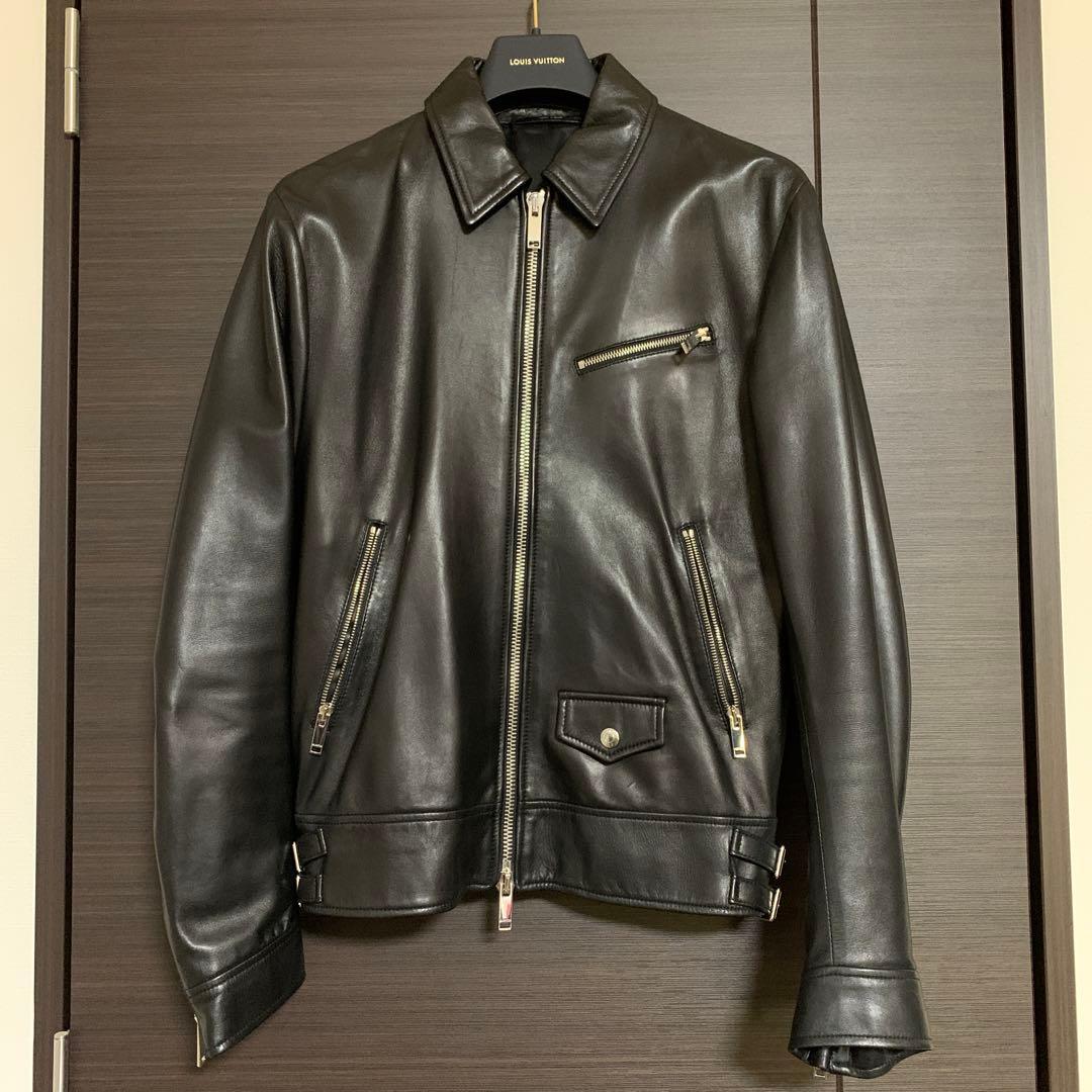 VALENTINO bag logo double rider jacket for men #PF605H