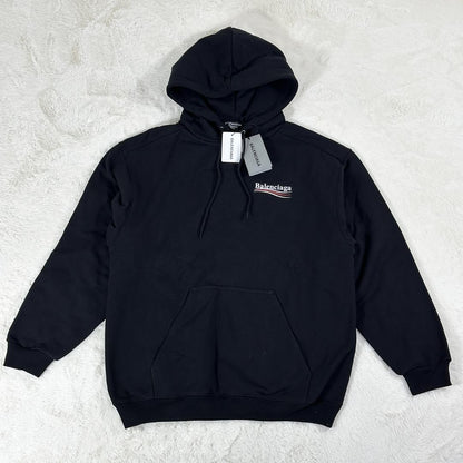 BALENCIAGA 2021 Campaign Logo Pullover Hoodie, Size XS #QYGYAW