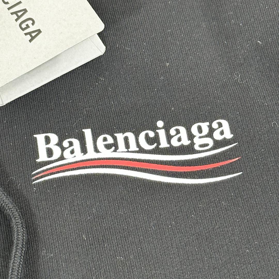 BALENCIAGA 2021 Campaign Logo Pullover Hoodie, Size XS #QYGYAW