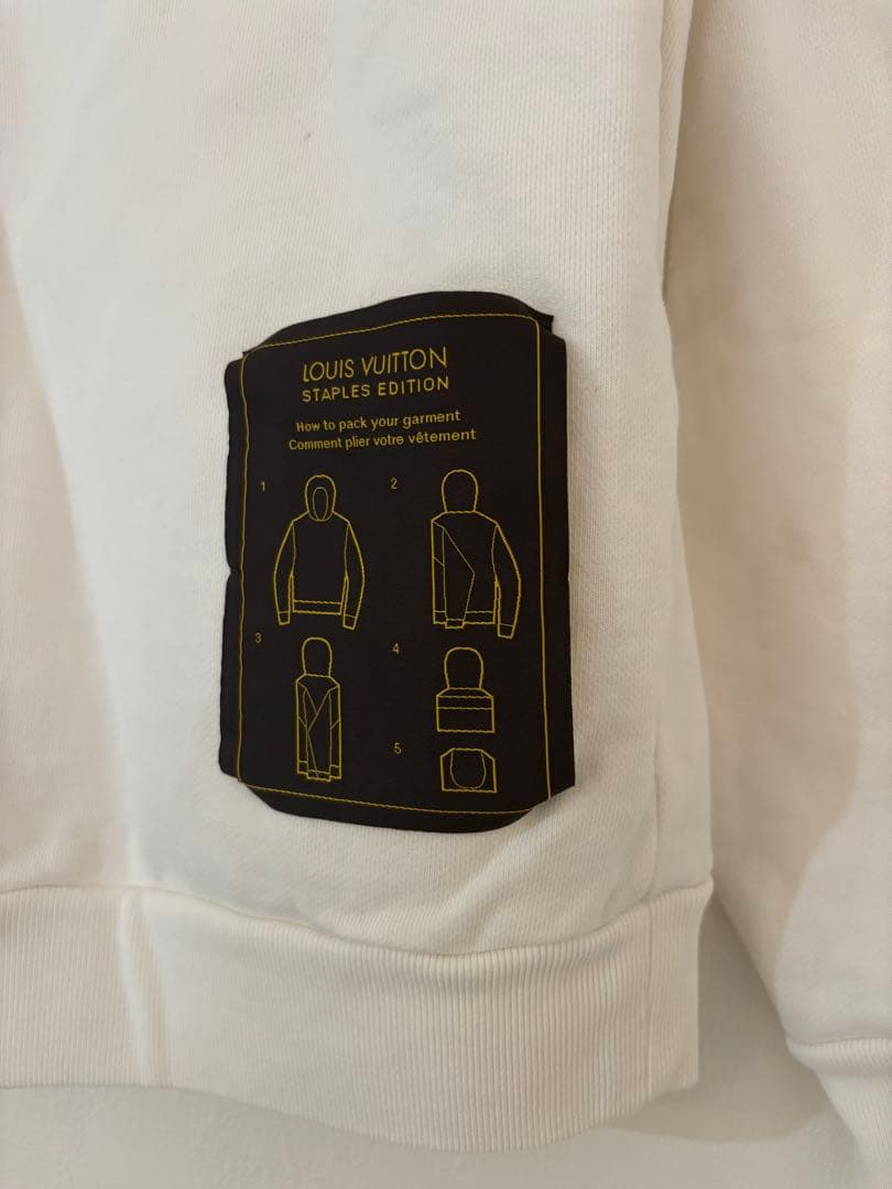 LOUIS VUITTON white hoodie #QYFVL7