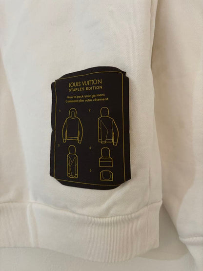 LOUIS VUITTON white hoodie #QYFVL7
