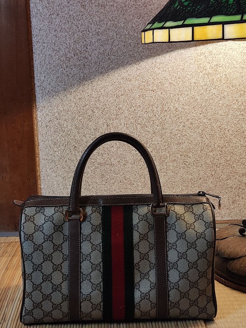 Gucci GG Canvas Mini Boston Bag #QYFPGN