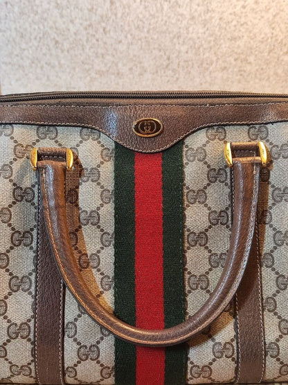 Gucci GG Canvas Mini Boston Bag #QYFPGN