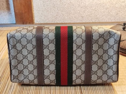 Gucci GG Canvas Mini Boston Bag #QYFPGN