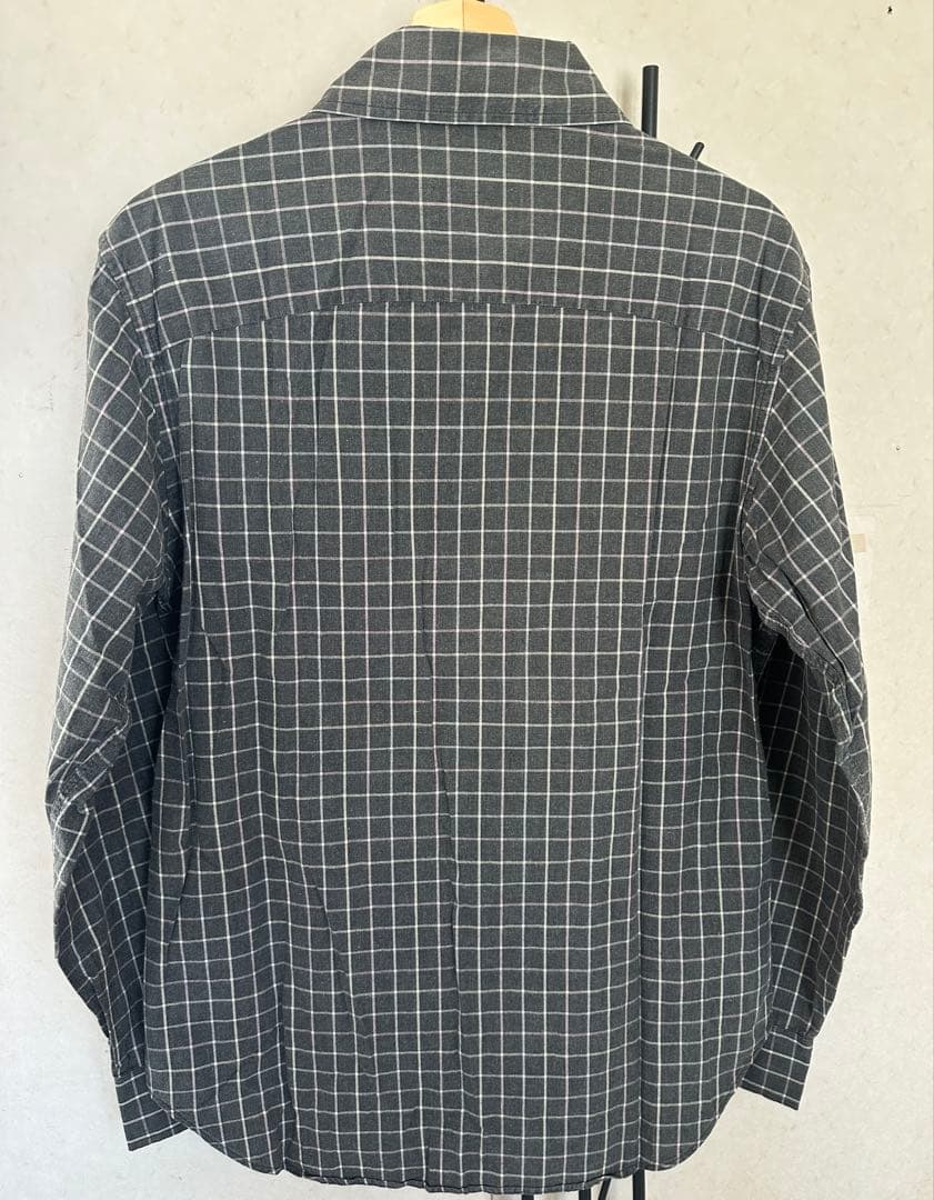 Vivienne Westwood 90s Orizzonti-era Italian-made check shirt, gray, size #QYCND8