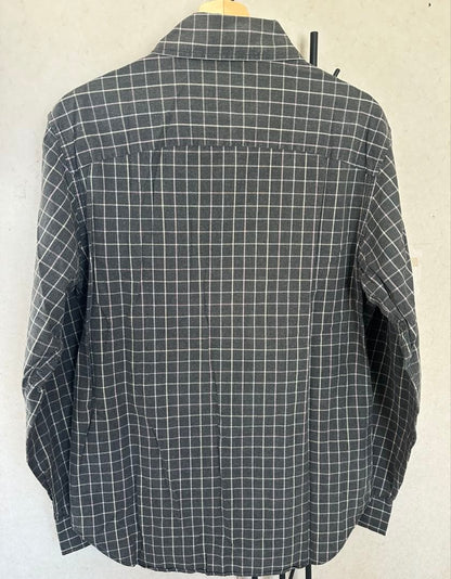 Vivienne Westwood 90s Orizzonti-era Italian-made check shirt, gray, size #QYCND8