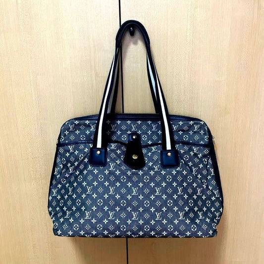 LOUIS VUITTON Monogram Mini Noir Caba Marie Kate Black Canvas Discontinu #QY6W92