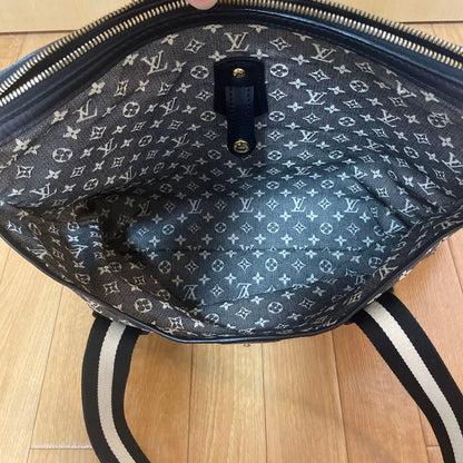 LOUIS VUITTON Monogram Mini Noir Caba Marie Kate Black Canvas Discontinu #QY6W92