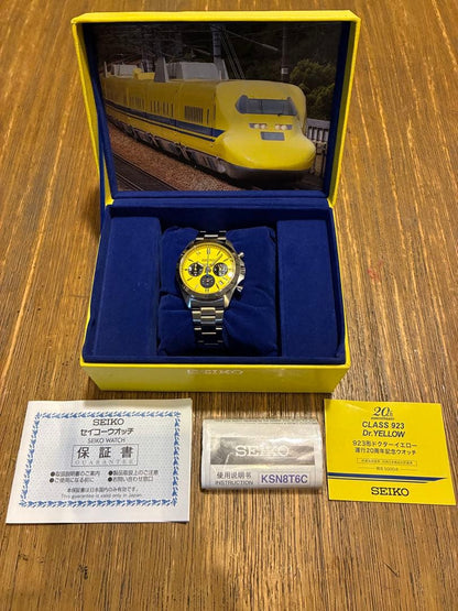 SEIKO Doctor Yellow 20th Anniversary Ltd 5000 Chrono Quartz 40mm #QYFW2J